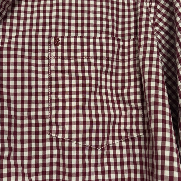 IZOD checkered button down - Picture 3 of 6